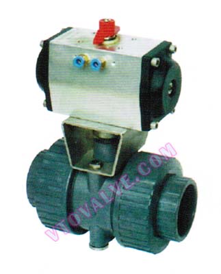 PVC,PVDF,RPP Pneumatic Ball Valves