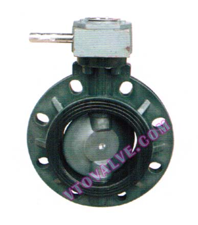 PVC,PVDF,RPP Worm Gear Butterfly Valves