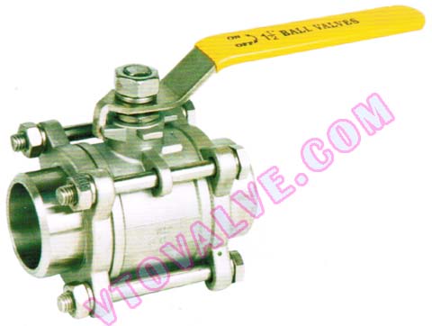 3PC Butt-welding Ball Valves